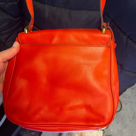Fossil Orange Leather Crossbody - Picture 3 of 5
